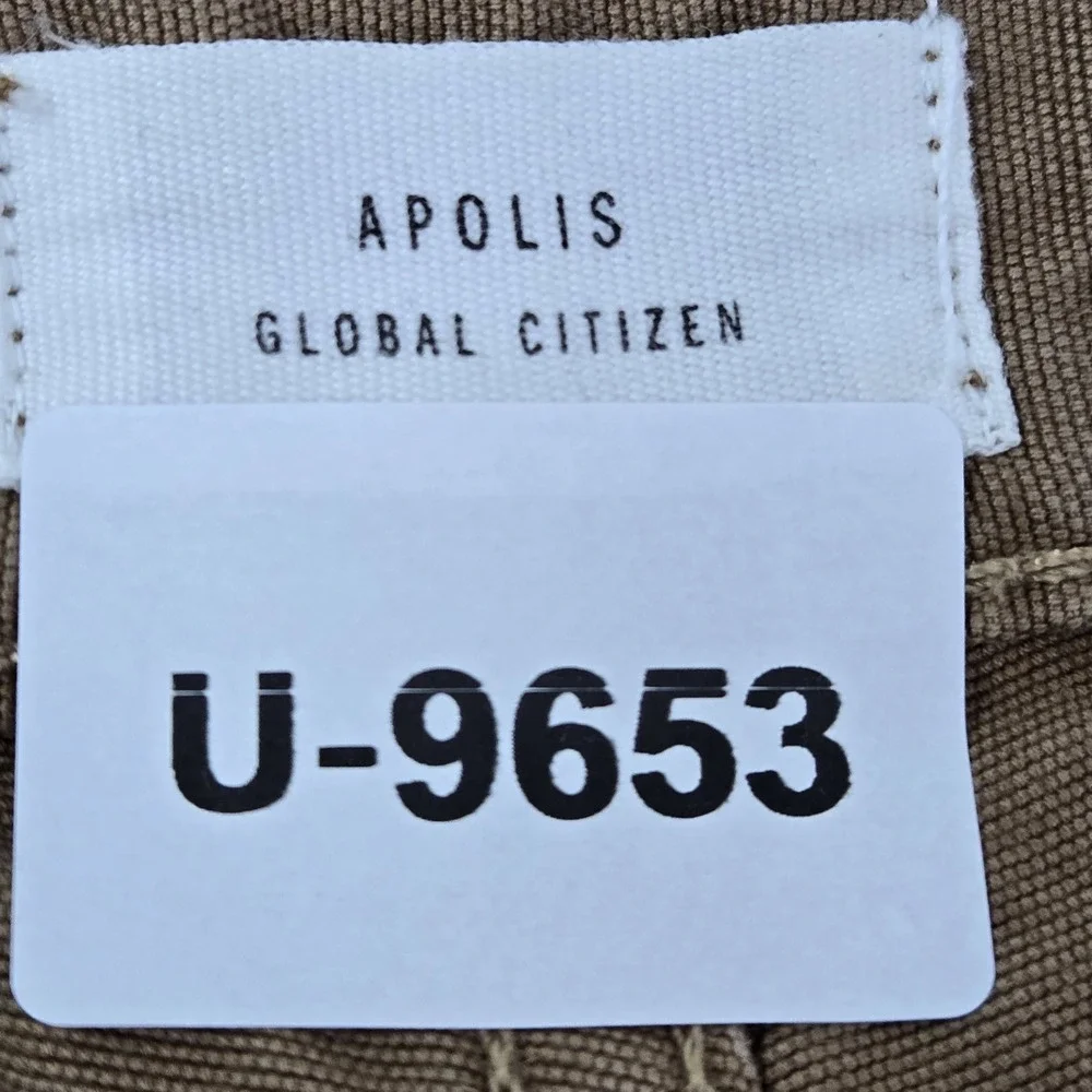 Apolis Global Citizen Men Pants 31 Brown Chino Twill Button 33